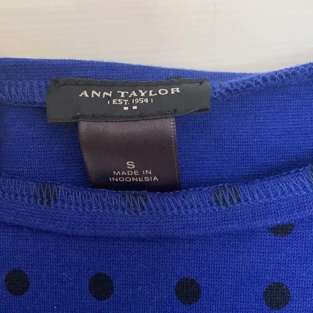 Ann Taylor polka dot shirt - Picture 2 of 2